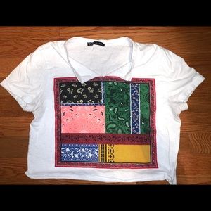 Cropped Zara Graphic Tee